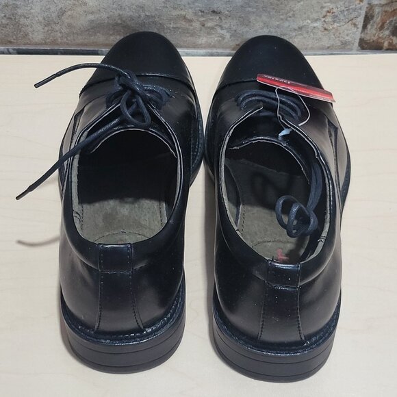 Dexter Mens Dress Shoes Size Archer Captoe Oxford Lace Comfortable Black - Picture 4 of 12